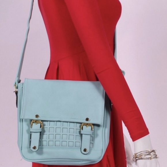 Lucite Buckle Crossbody Purse - Picture 1 of 3